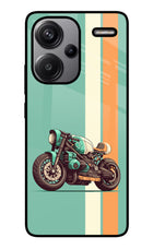 Striped Moto Drift Redmi Note 13 Pro+ 5G Glass Case
