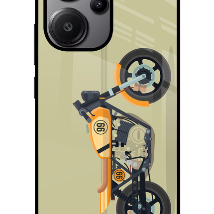 Vertical Speedster Redmi Note 13 Pro+ 5G Glass Case
