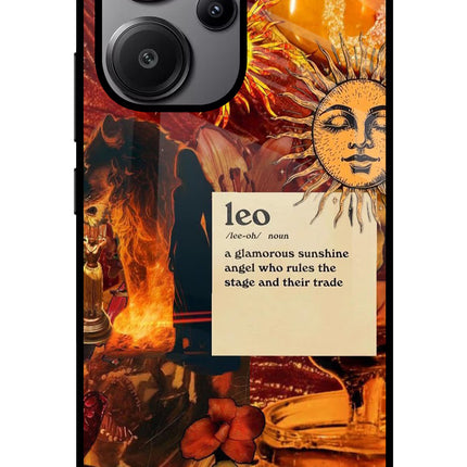Leo Zodiac Redmi Note 13 Pro+ 5G Glass Case