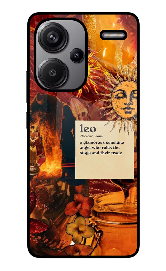 Leo Zodiac Redmi Note 13 Pro+ 5G Glass Case