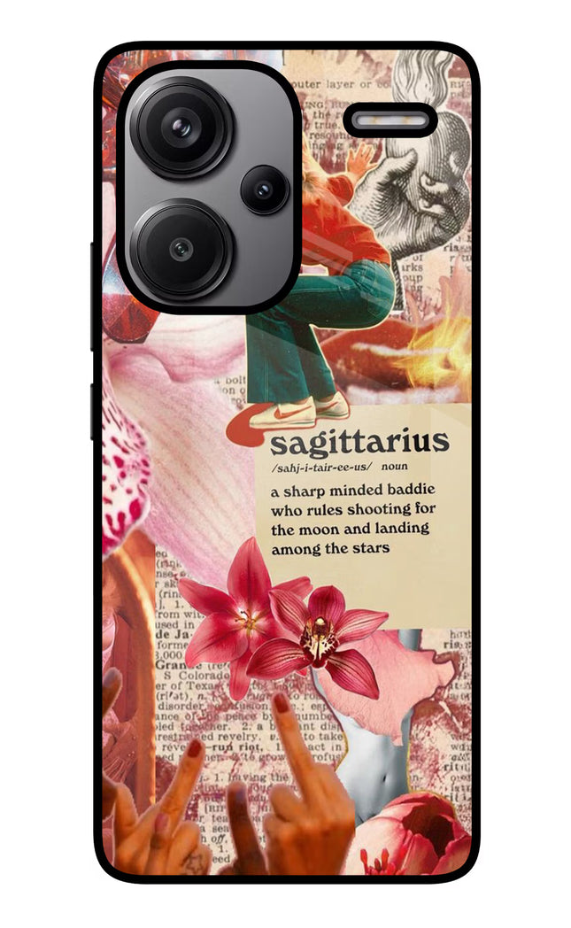 Sagittarius Zodiac Redmi Note 13 Pro+ 5G Glass Case