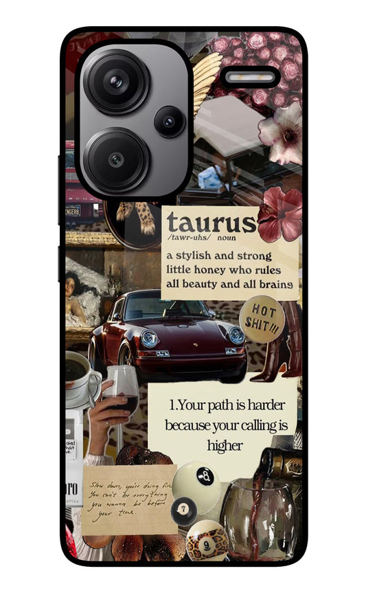 Taurus Zodiac Redmi Note 13 Pro+ 5G Glass Case