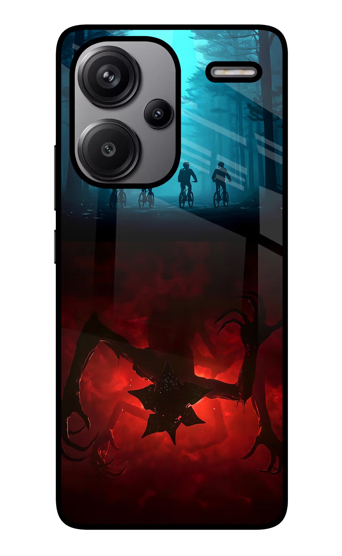 Ordinary Things Downside Up Redmi Note 13 Pro+ 5G Glass Case Back Cover by Casekaro
