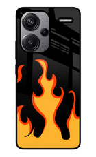 Fired Up – Black Redmi Note 13 Pro+ 5G Glass Case