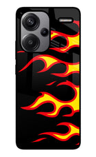 Side Sweep Flames Redmi Note 13 Pro+ 5G Glass Case