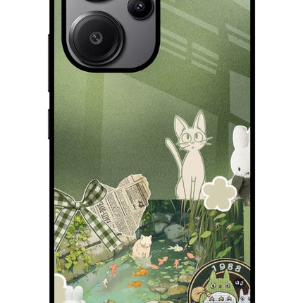 Aesthetic anime Redmi Note 13 Pro+ 5G Glass Case