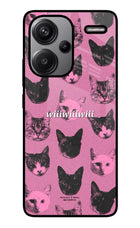 Pink Cats Redmi Note 13 Pro+ 5G Glass Case