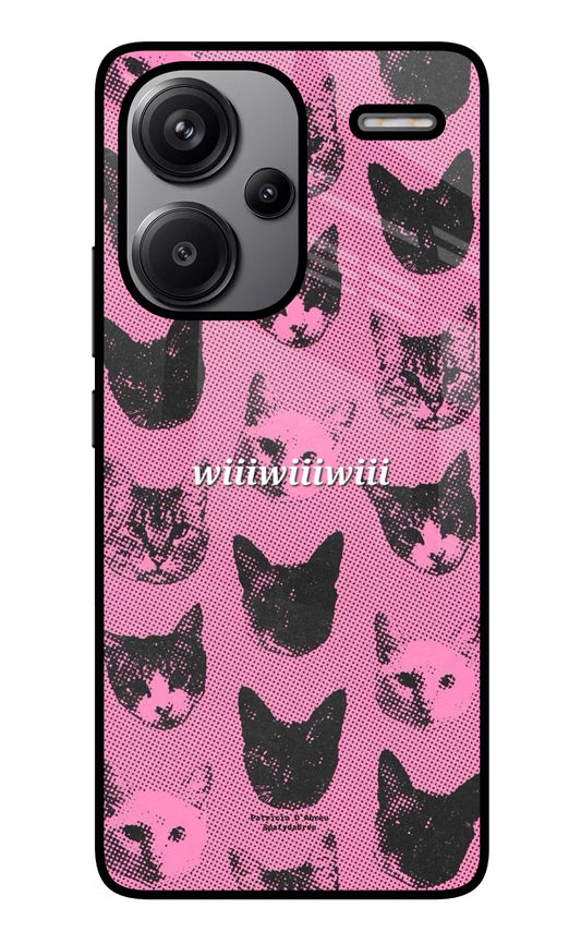 Pink Cats Redmi Note 13 Pro+ 5G Glass Case