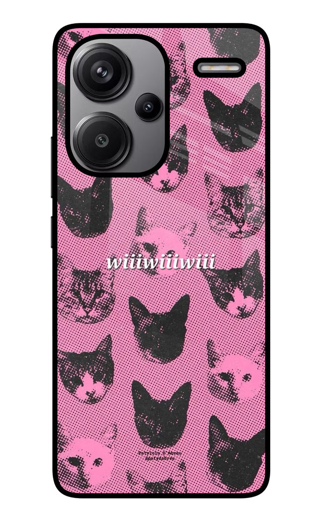 Pink Cats Redmi Note 13 Pro+ 5G Glass Case