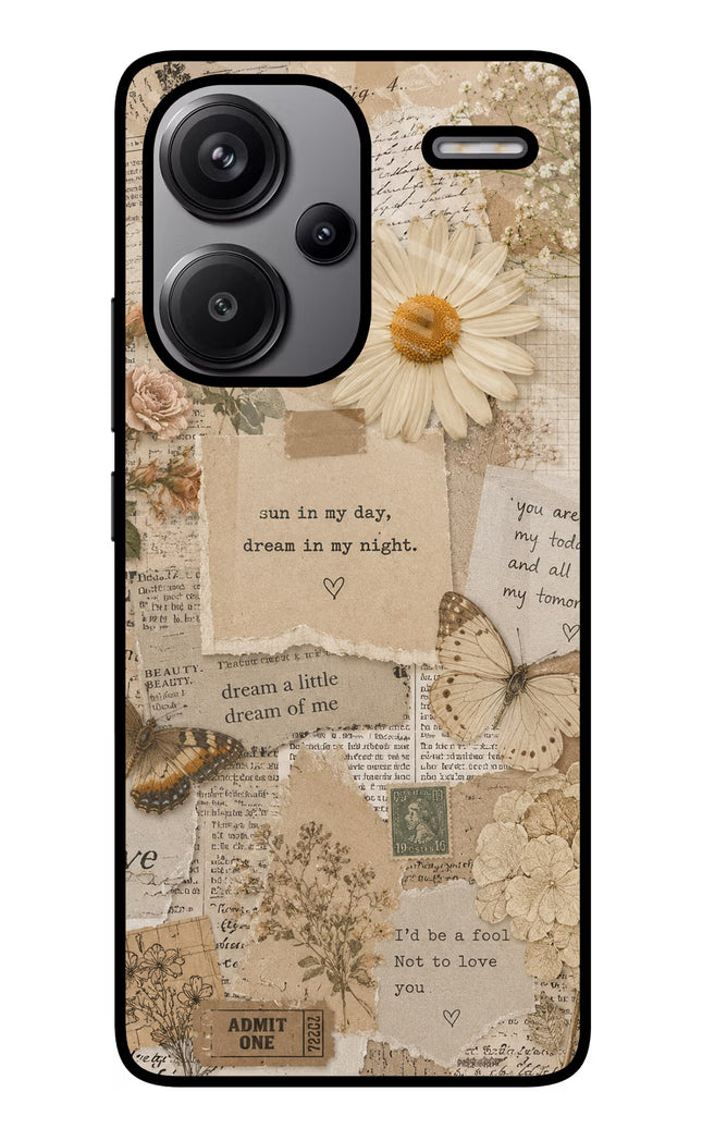 Vintage case Redmi Note 13 Pro+ 5G Glass Case