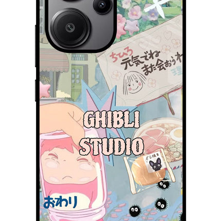 Studio Ghibli Redmi Note 13 Pro+ 5G Glass Case
