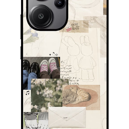Soft Aesthetic Redmi Note 13 Pro+ 5G Glass Case