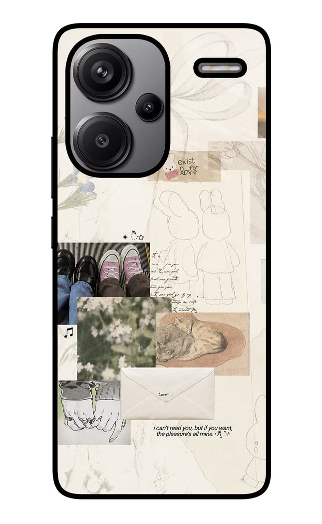 Soft Aesthetic Redmi Note 13 Pro+ 5G Glass Case