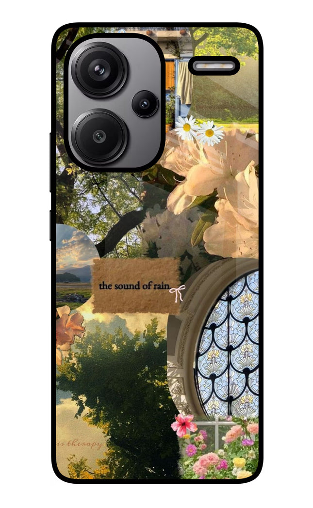 Rain Redmi Note 13 Pro+ 5G Glass Case