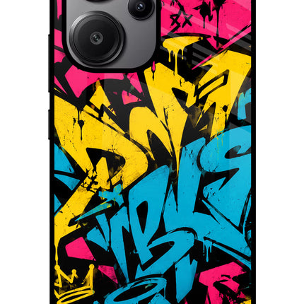 Graffiti Vibe Redmi Note 13 Pro+ 5G Glass Case