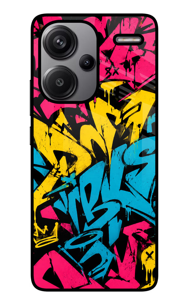 Graffiti Vibe Redmi Note 13 Pro+ 5G Glass Case
