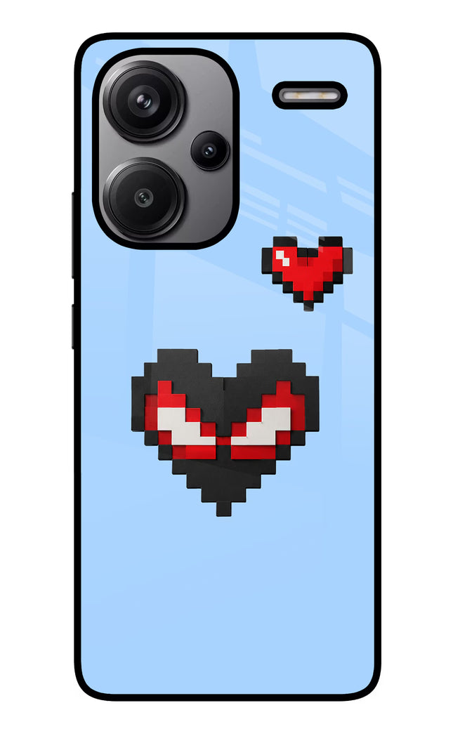 Peter Heart Redmi Note 13 Pro+ 5G Glass Case