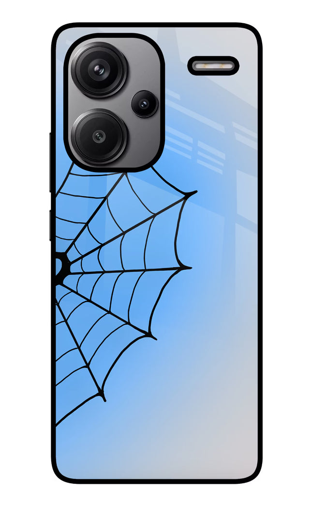 Blue Web Redmi Note 13 Pro+ 5G Glass Case