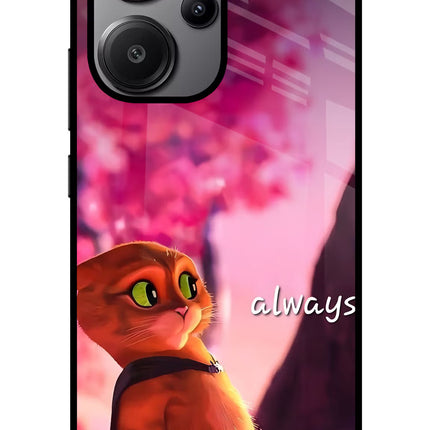 Always Cat Redmi Note 13 Pro+ 5G Glass Case