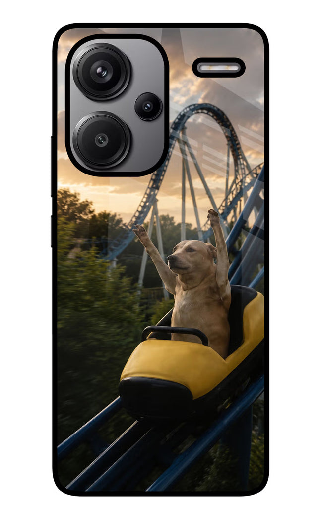 Rollercoaster Dog Redmi Note 13 Pro+ 5G Glass Case