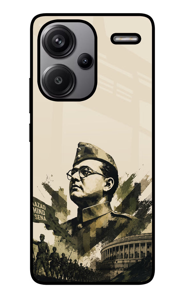 Netaji Rising Redmi Note 13 Pro+ 5G Glass Case