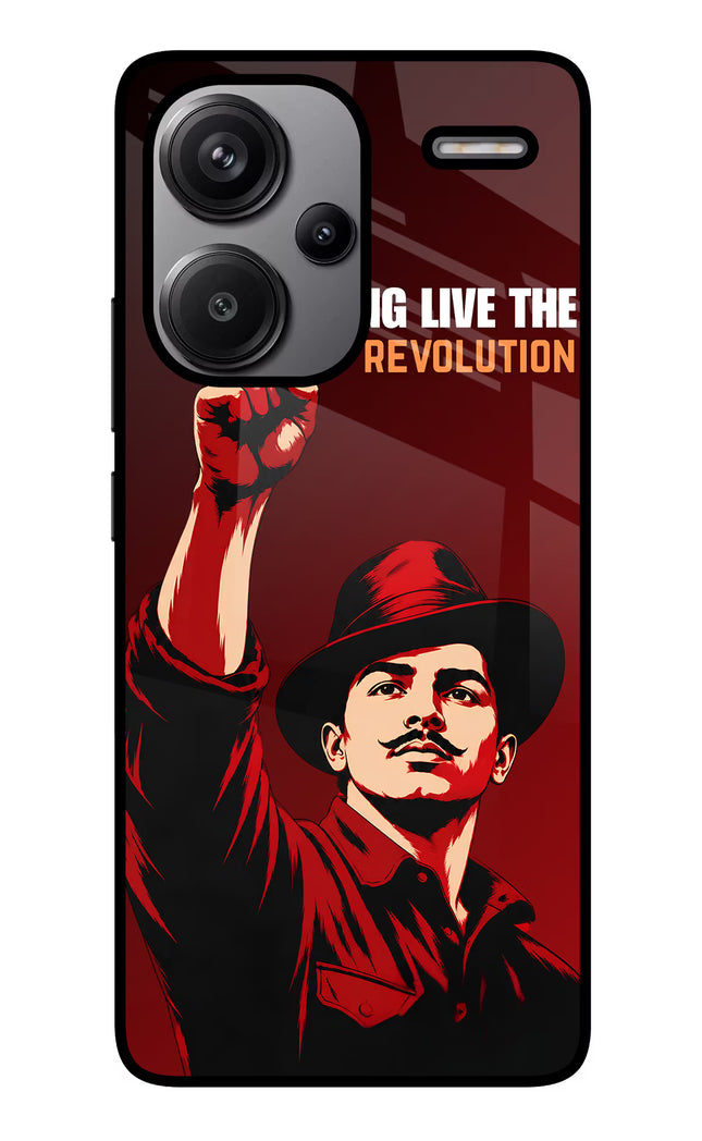 Bhagat Singh Revolution Redmi Note 13 Pro+ 5G Glass Case
