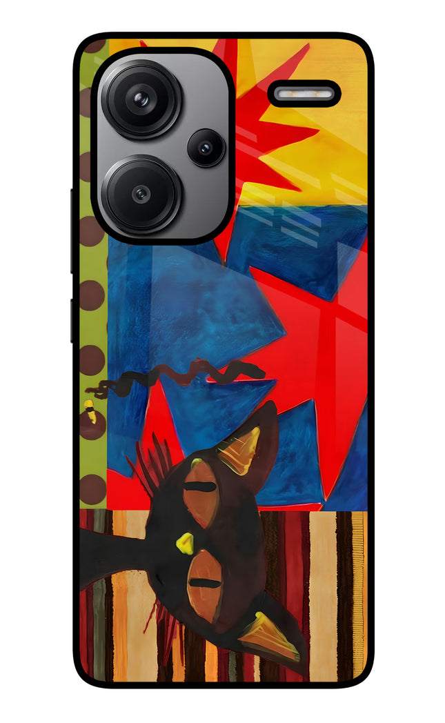 Pop Cat Redmi Note 13 Pro+ 5G Glass Case