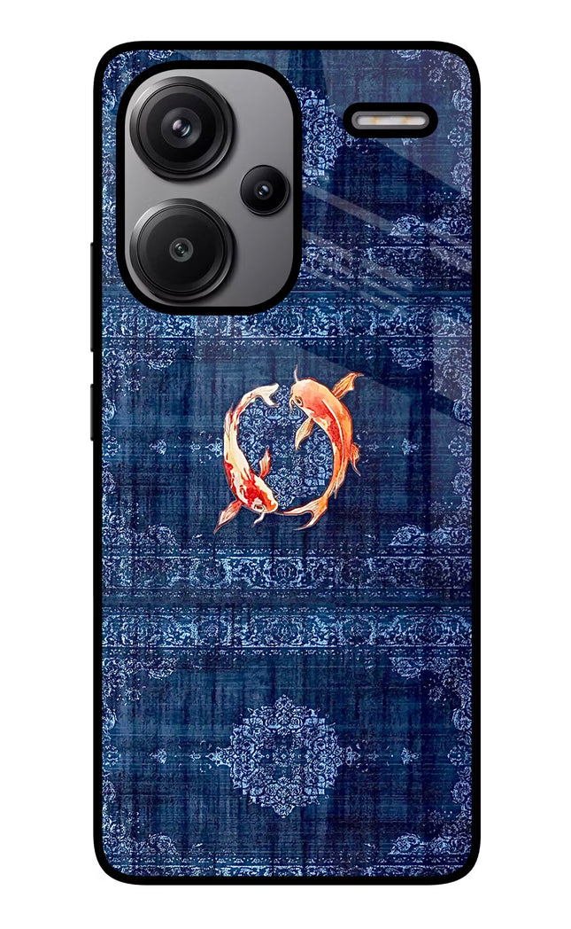 Koi Blue Redmi Note 13 Pro+ 5G Glass Case