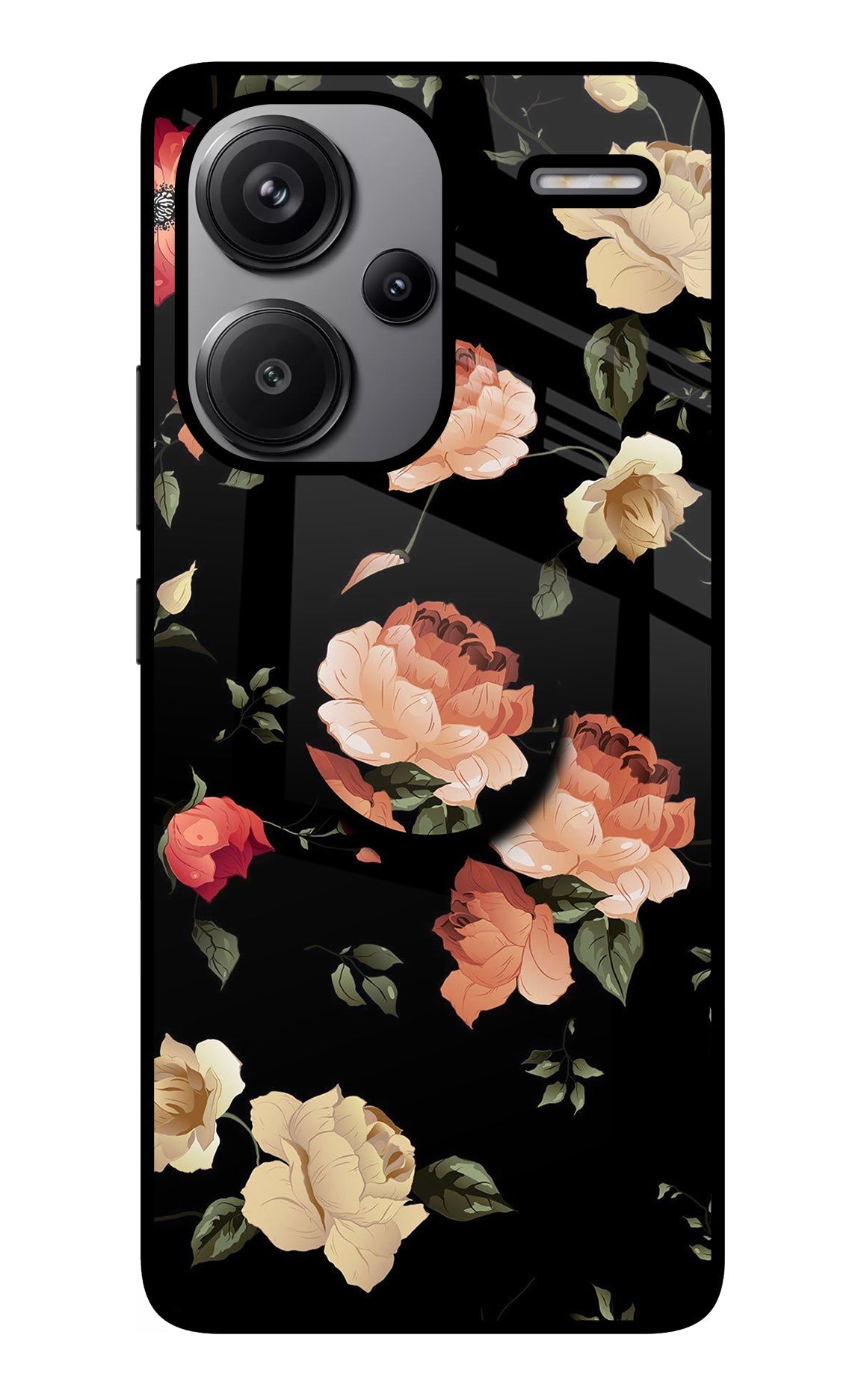 Flowers Redmi Note 13 Pro+ 5G Glass Case