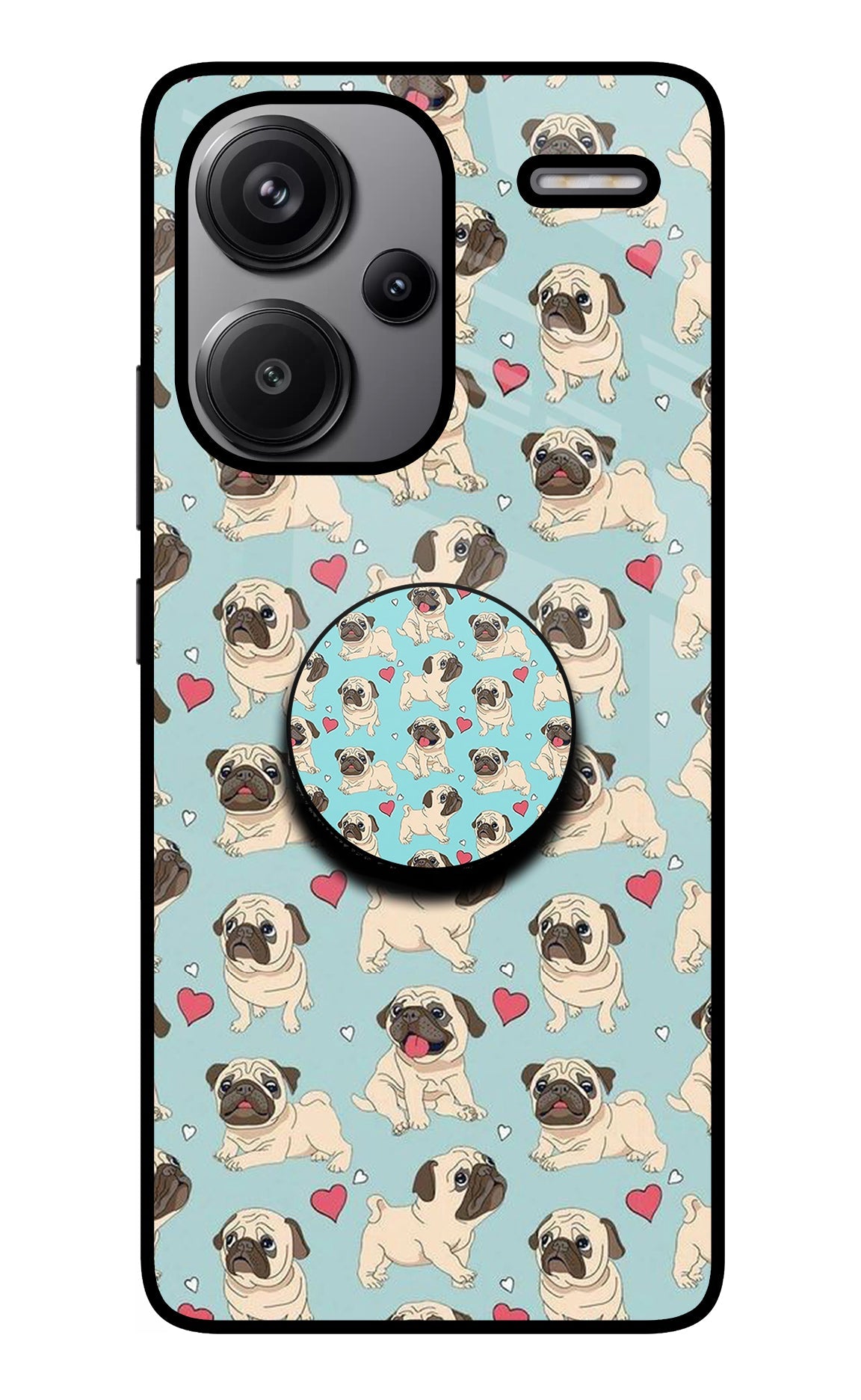 Pug Dog Redmi Note 13 Pro+ 5G Glass Case