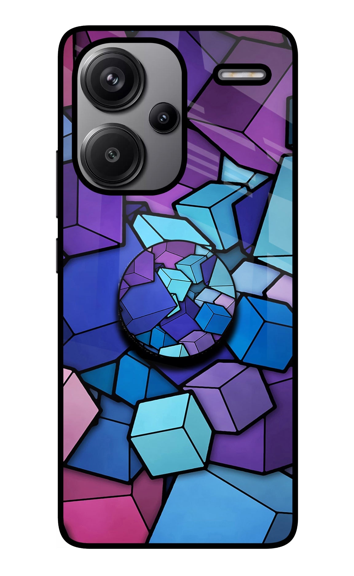 Cubic Abstract Redmi Note 13 Pro+ 5G Pop Case