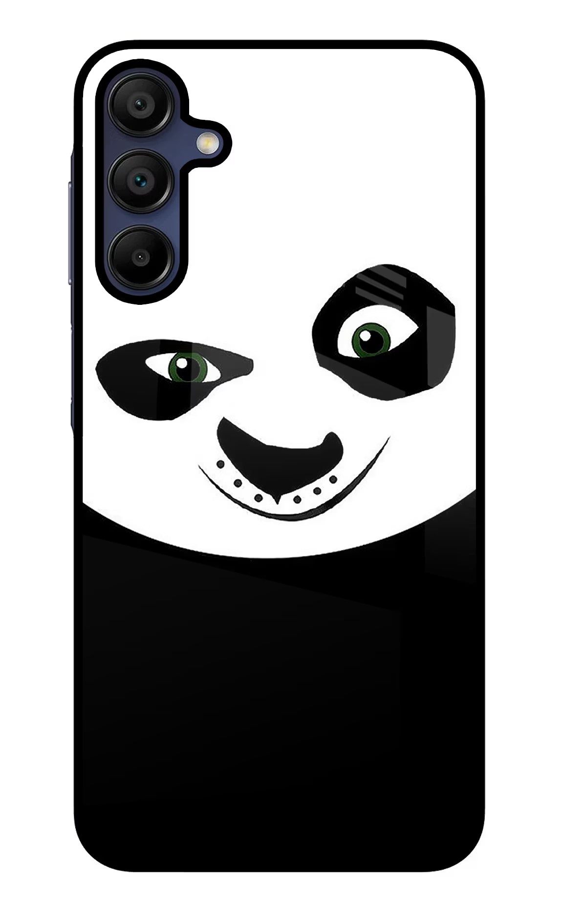 Panda Samsung A15 5G Glass Case Back Cover by Casekaro