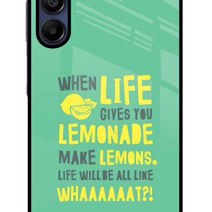 Quote Samsung A15 5G Glass Case Back Cover by Casekaro