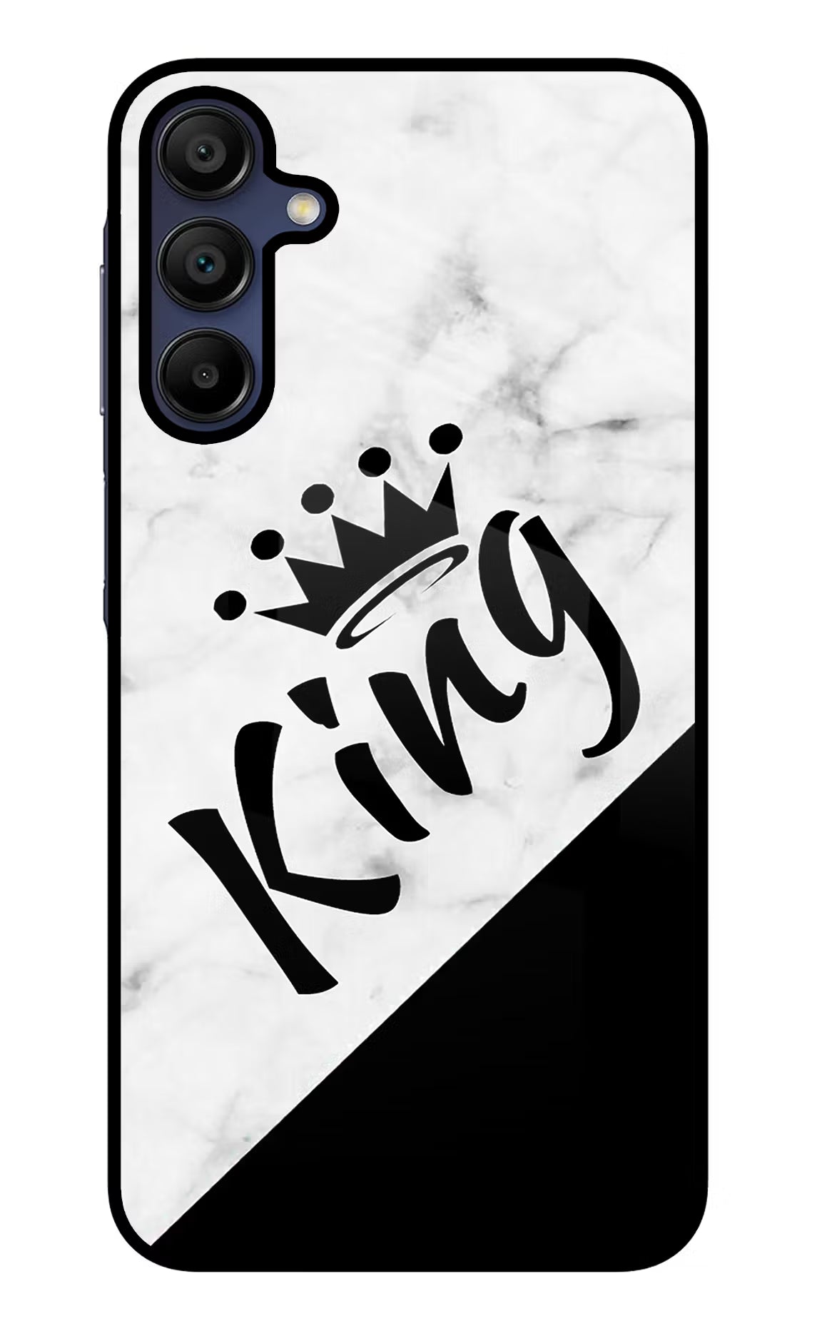 King Samsung A15 5G Glass Case Back Cover by Casekaro