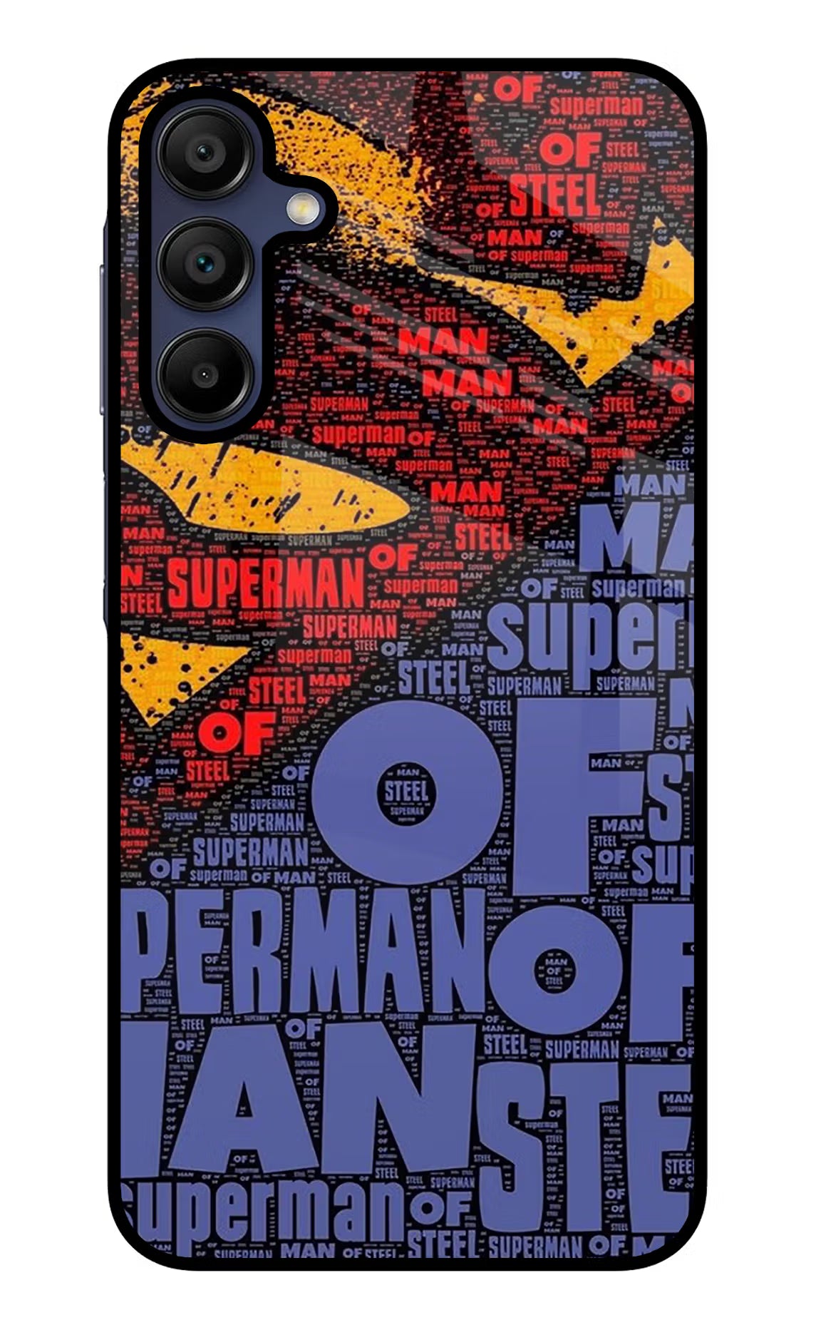 Superman Samsung A15 5G Glass Case Back Cover by Casekaro