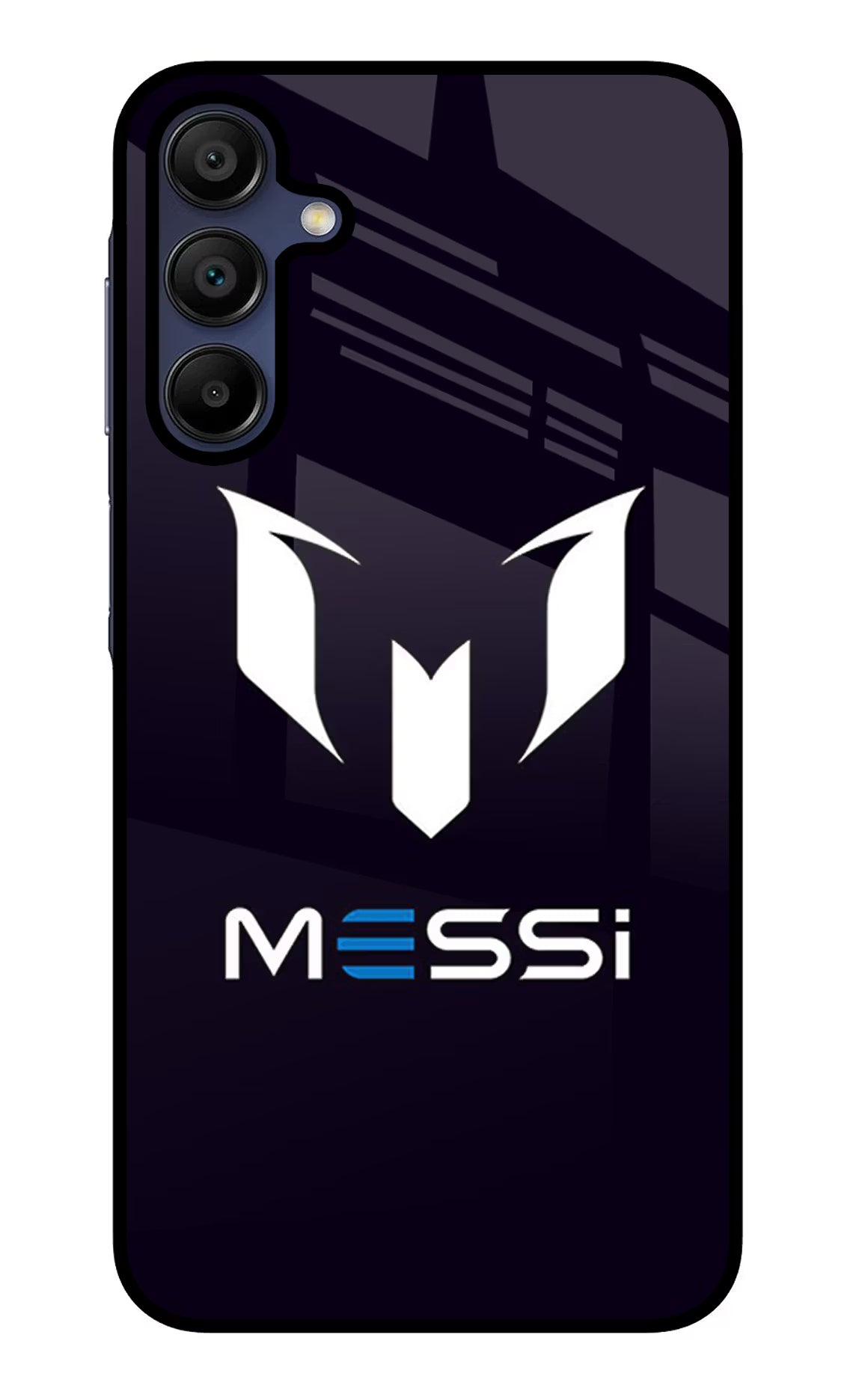Messi Logo Samsung A15 5G Glass Case Back Cover by Casekaro