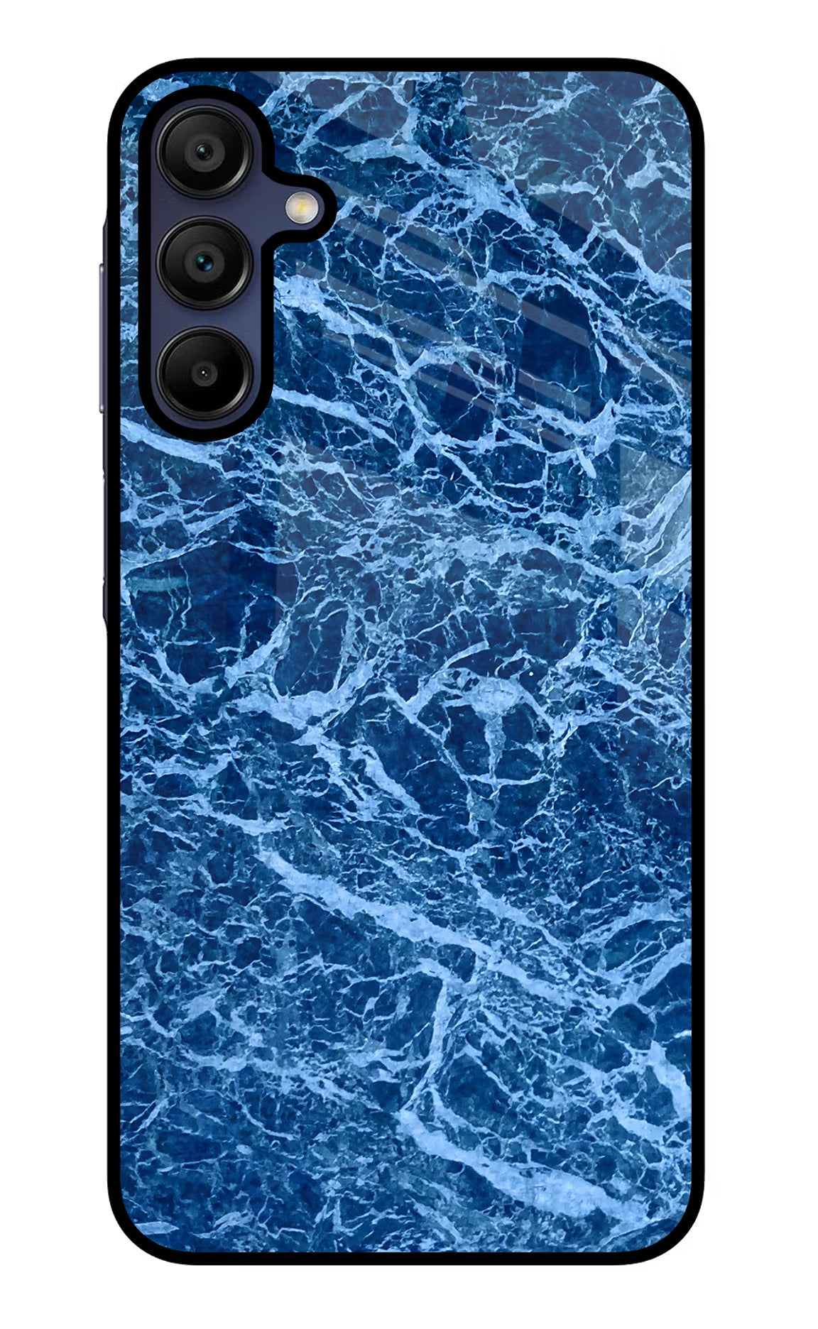 Blue Marble Samsung A15 5G Glass Case Back Cover by Casekaro
