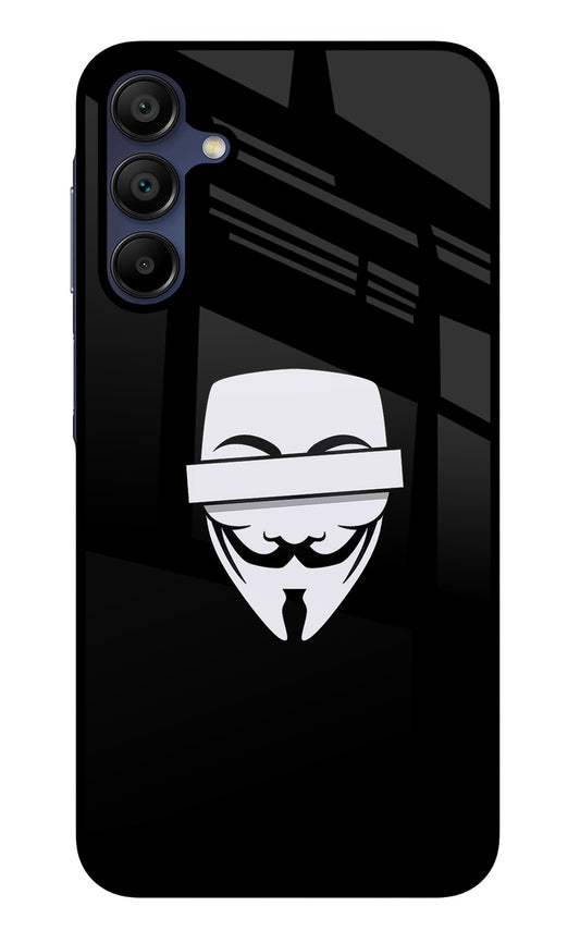 Anonymous Face Samsung A15 5G Glass Case