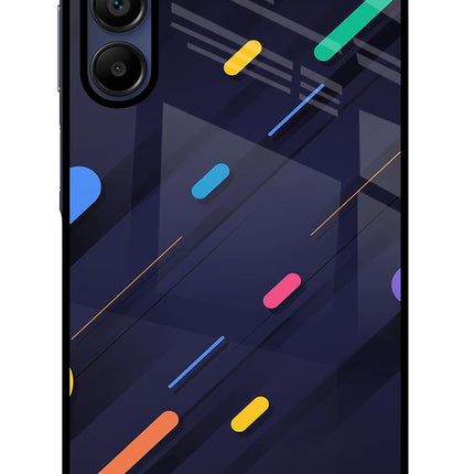 Abstract Design Samsung A15 5G Glass Case Back Cover by Casekaro