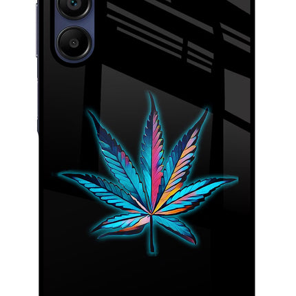 Weed Samsung A15 5G Glass Case Back Cover by Casekaro