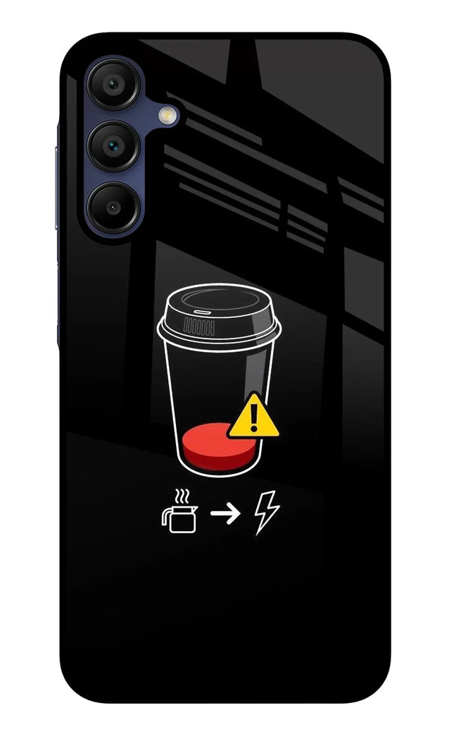 Coffee Samsung A15 5G Glass Case