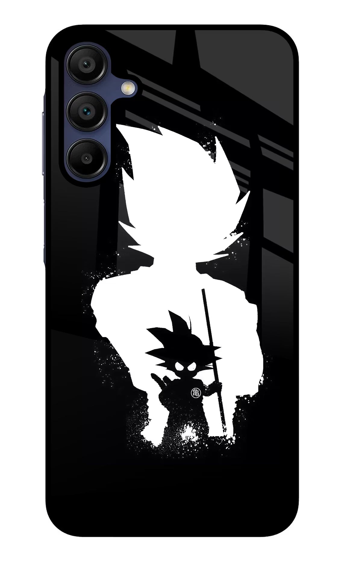 Goku Shadow Samsung A15 5G Glass Case Back Cover by Casekaro