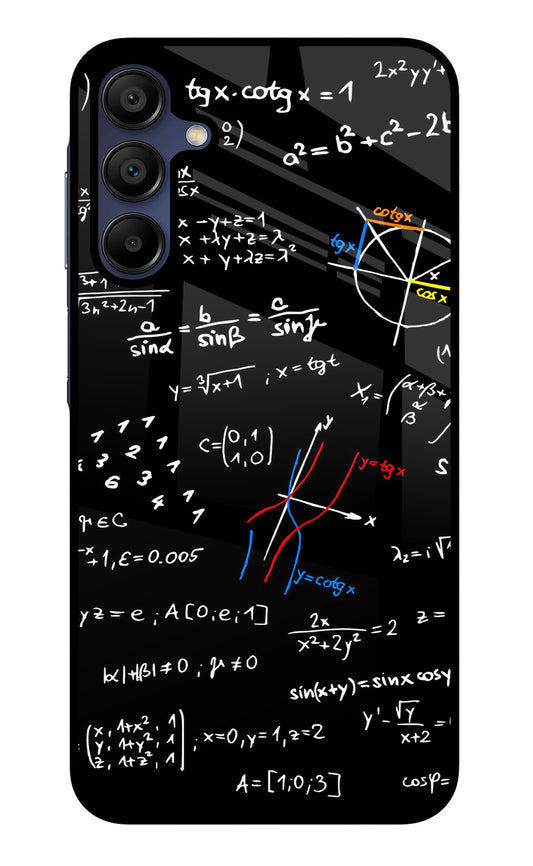 Mathematics Formula Samsung A15 5G Glass Case