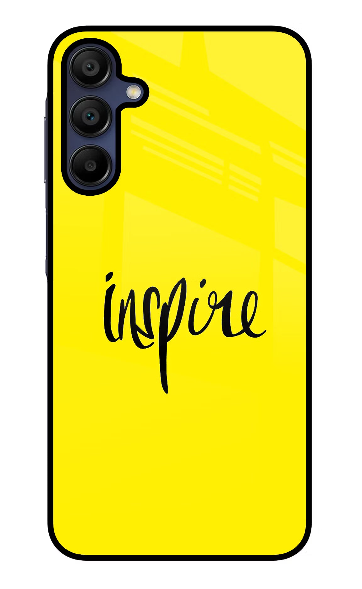 Inspire Samsung A15 5G Glass Case Back Cover by Casekaro
