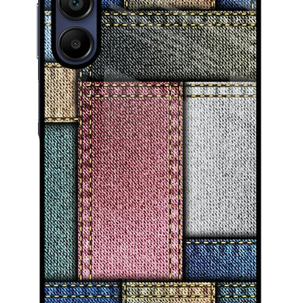 Multicolor Jeans Samsung A15 5G Glass Case