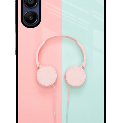 Music Lover Samsung A15 5G Glass Case Back Cover by Casekaro