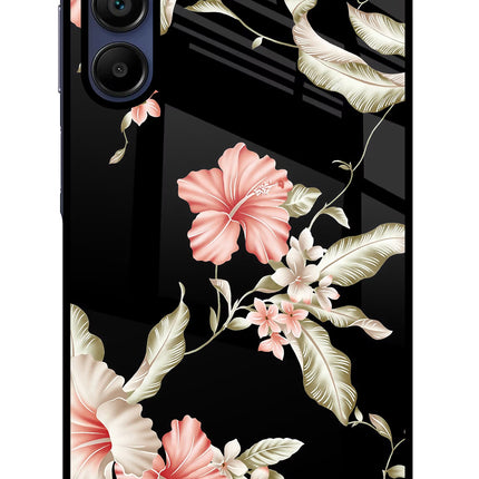 Flowers Samsung A15 5G Glass Case Back Cover by Casekaro