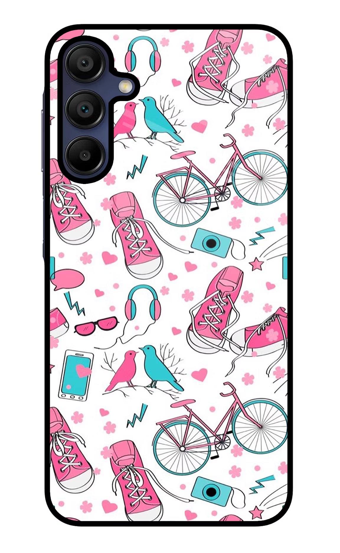 Artwork Samsung A15 5G Glass Case Back Cover by Casekaro