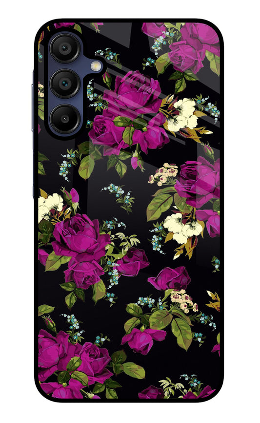 Flowers Samsung A15 5G Glass Case