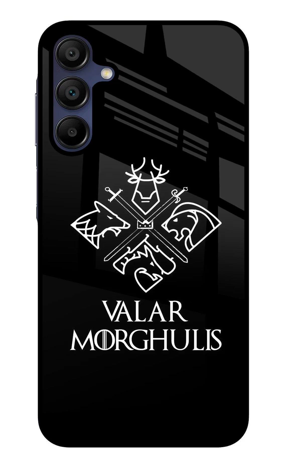 Valar Morghulis | Game Of Thrones Samsung A15 5G Glass Case Back Cover by Casekaro